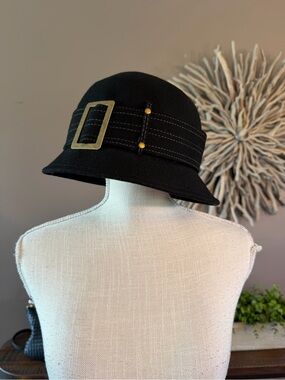 Vintage‎ Scala Wool Hat in Black